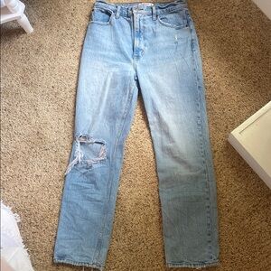 Abercombie 90s Straight Ultra High Rise Jeans